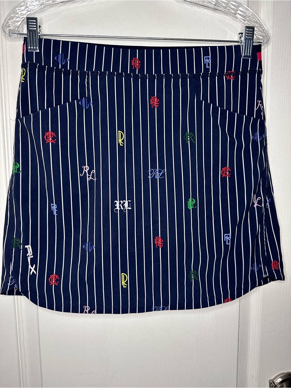 RLX Ralph Lauren Logo Golf Skort Size S Navy Athletic Pull On